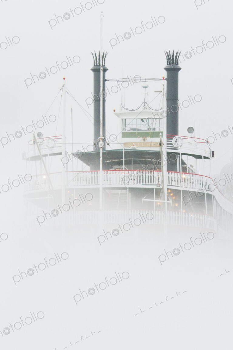 Riverboat in the Fog
