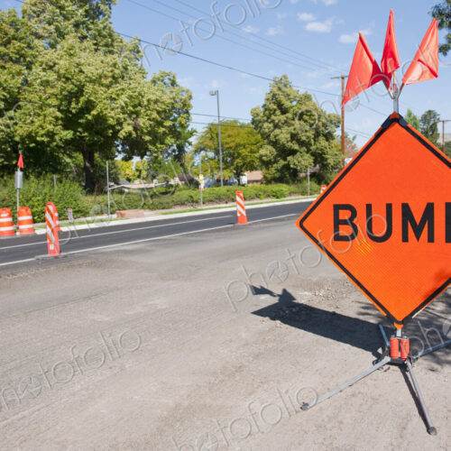 Road Construction on City Street