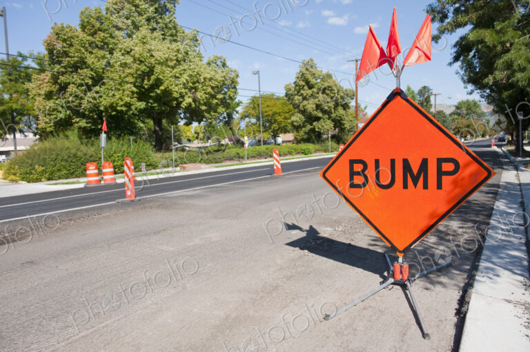 Road Construction on City Street