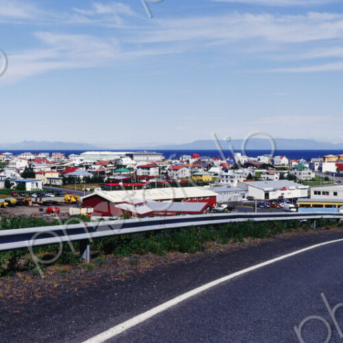 Road Leading to the Town of Keflavik Road Leading to the Town of Keflavik