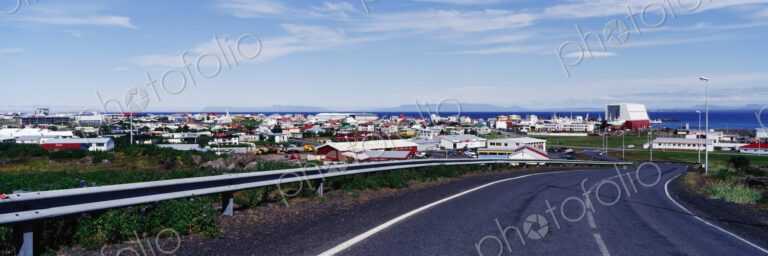 Road Leading to the Town of Keflavik