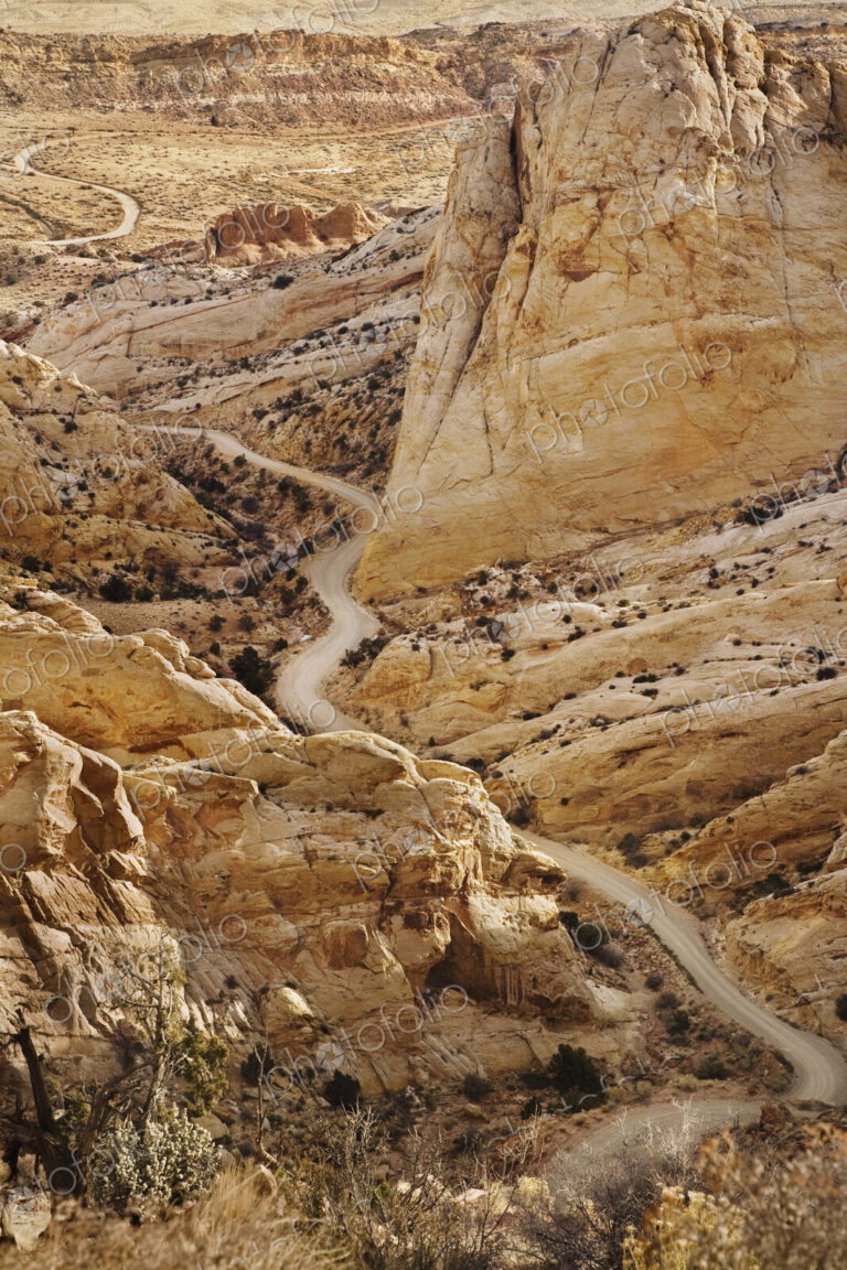 Road Through Craggy Desert