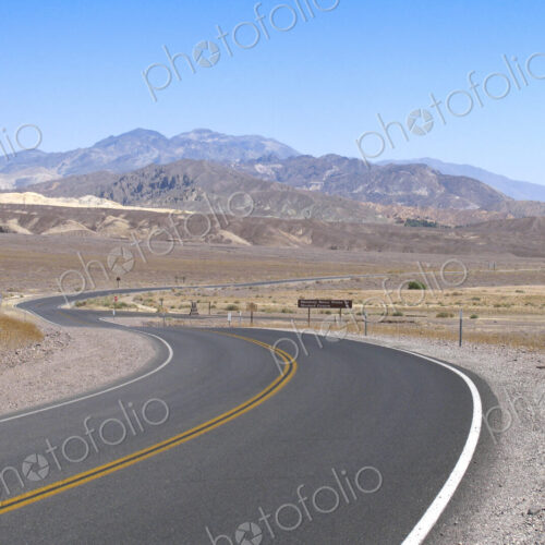 Road Through Death Valley Road Through Death Valley