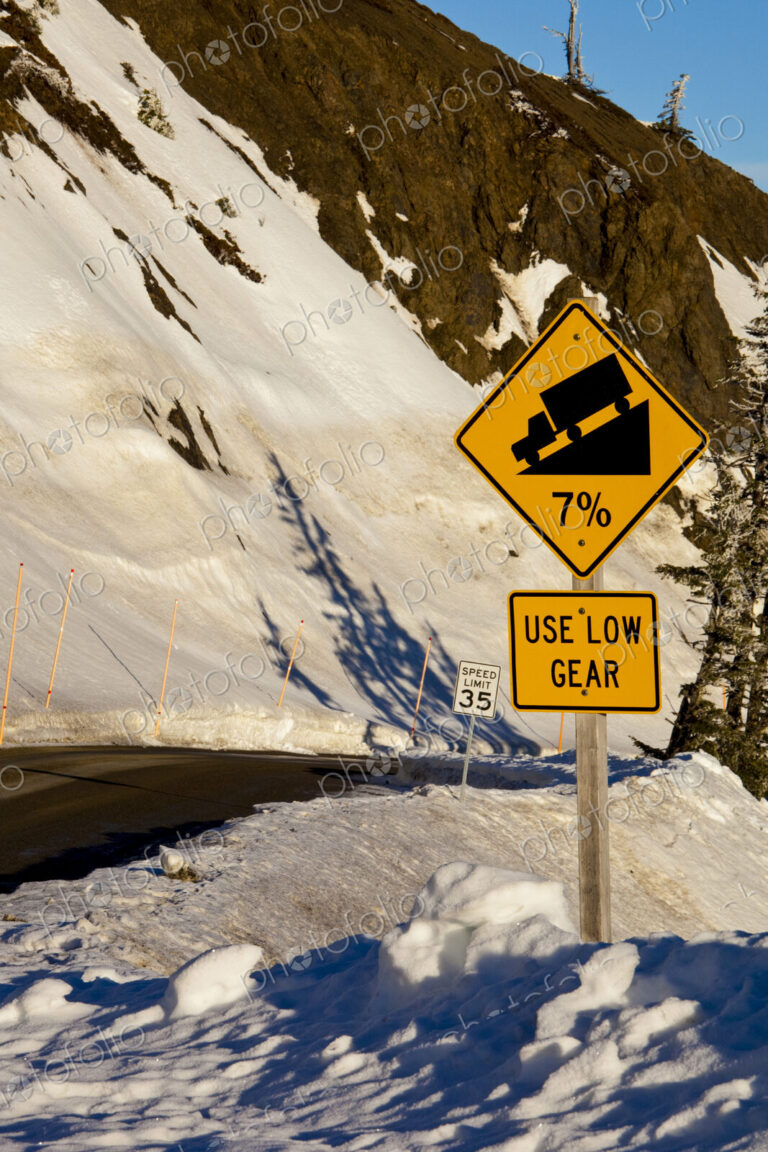 Road leading from Hurricane Ridge, Olympic National Park, Port Angeles