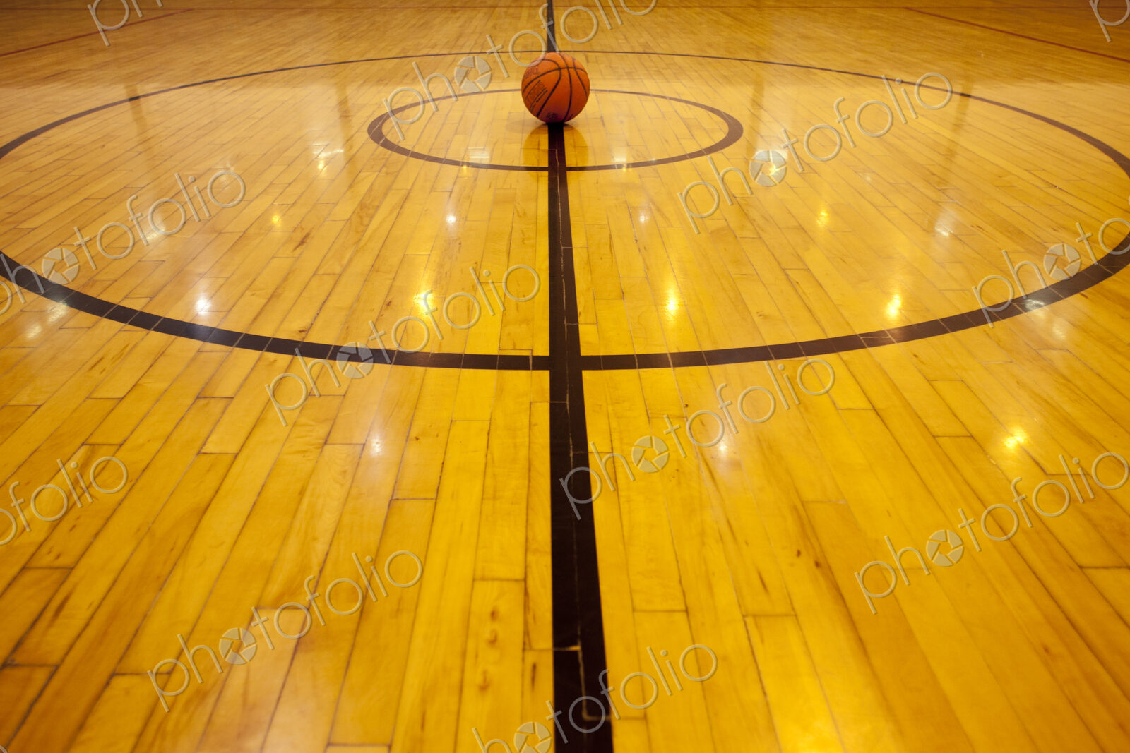 Rochester, NY / Basketball on Court