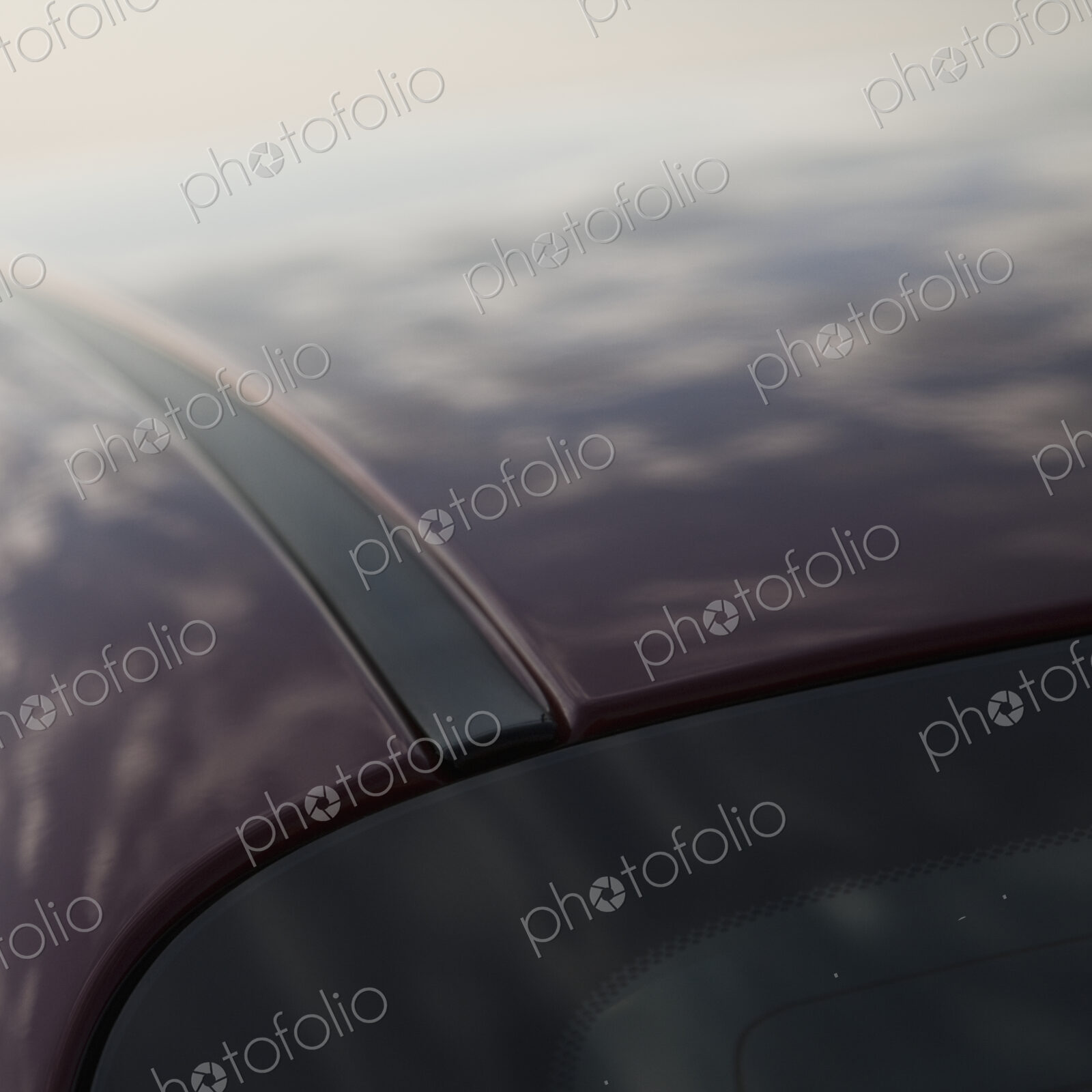 Roofline and Rear Windshield of Car