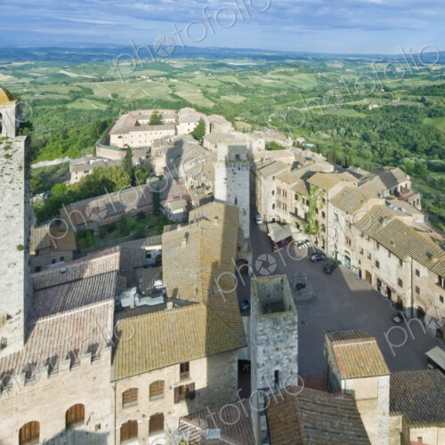 Rooftops of San Gimignano