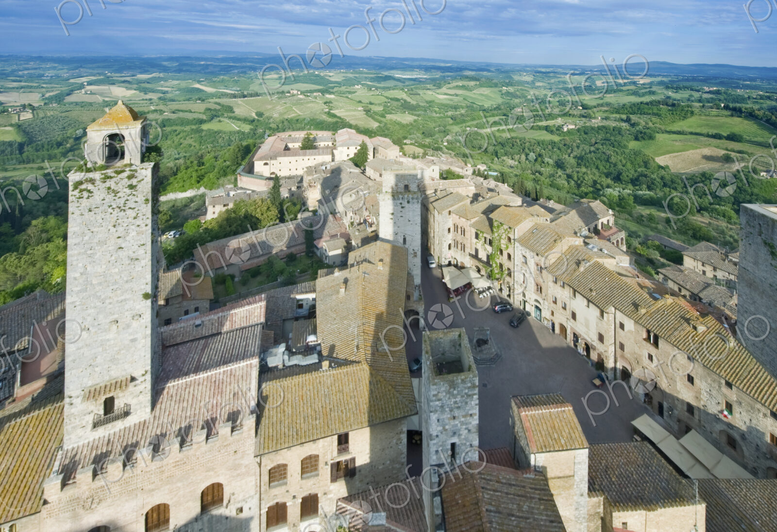 Rooftops of San Gimignano