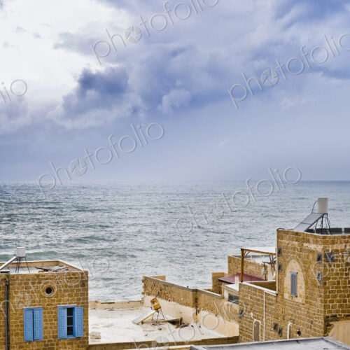 Rooftops of Seaside Mediterranean Homes Rooftops of Seaside Mediterranean Homes