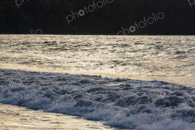 Rough water on Puget Sound, Seattle, WA USA