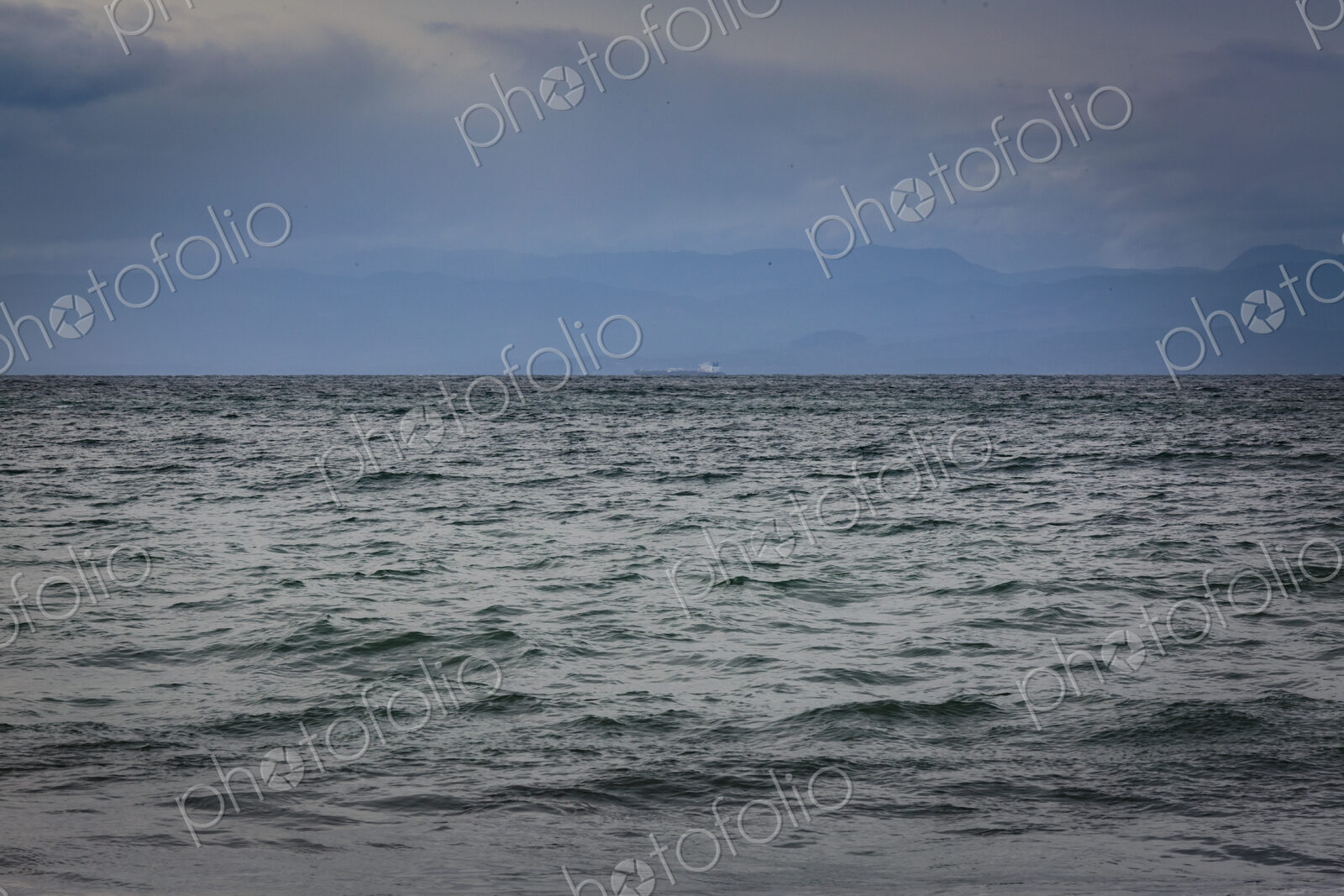 Rough water on Puget Sound, Seattle, WA USA