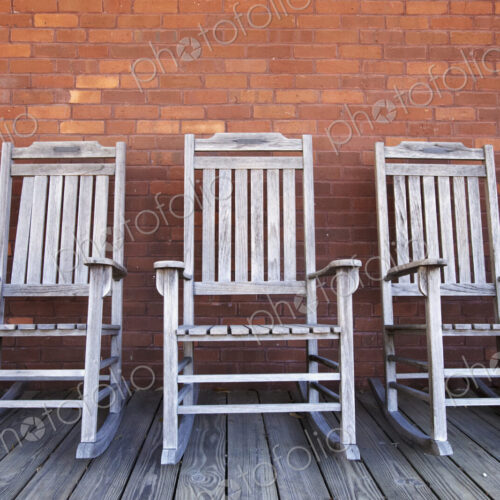 Row of Rocking Chairs Row of Rocking Chairs