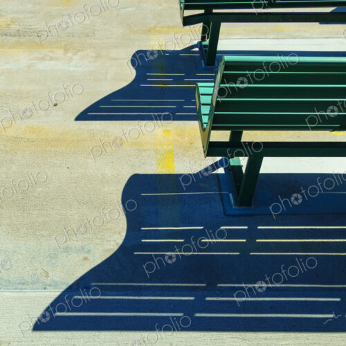 Row of benches on upper deck of Puget Sound ferry, Seattle, WA, USA Row of benches on upper deck of Puget Sound ferry, Seattle, WA, USA