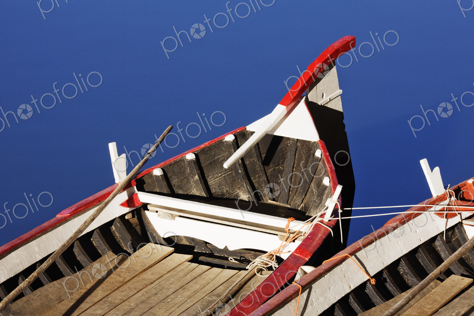Rowing Boats Moored in Arno River