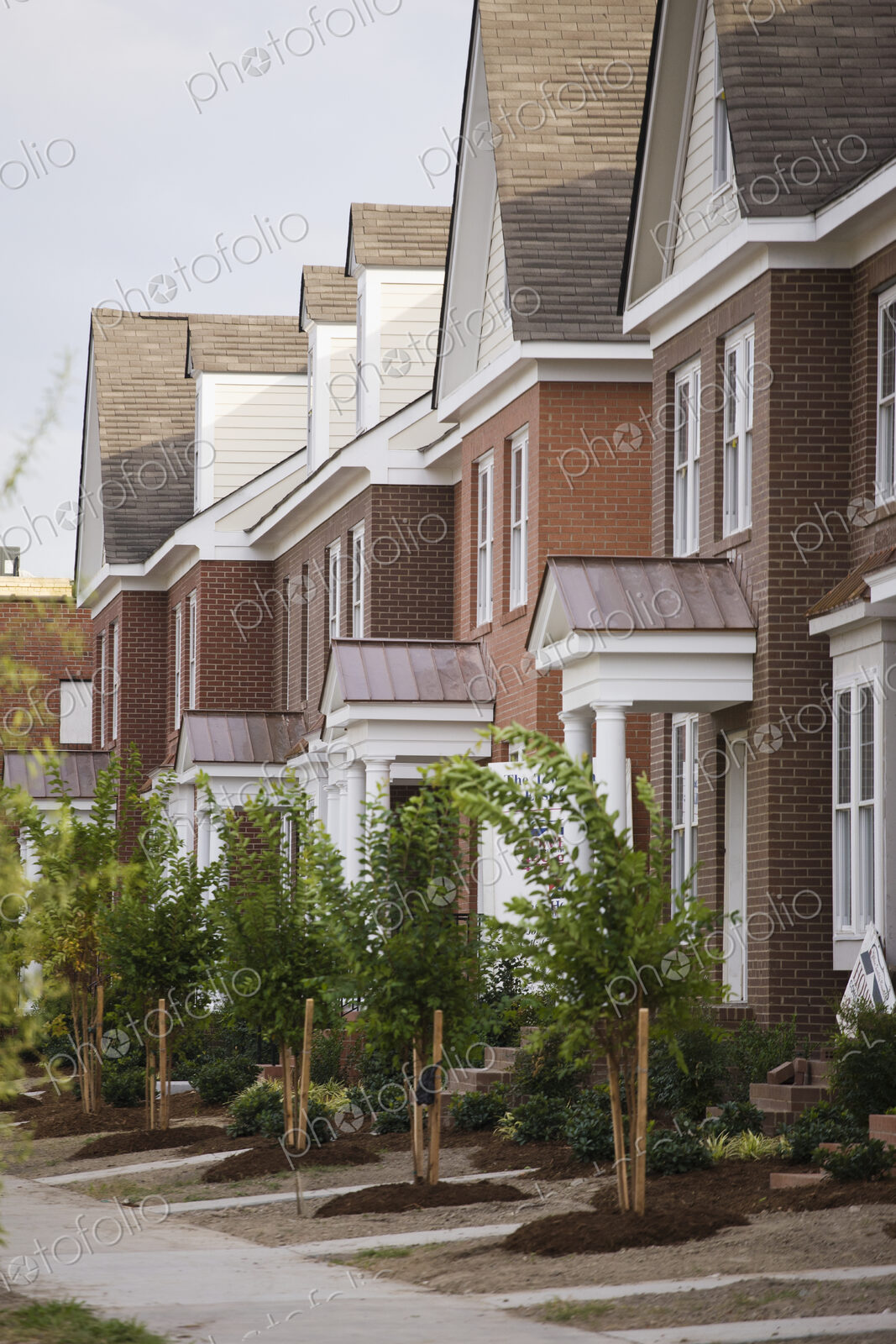 Rows Of New Townhomes