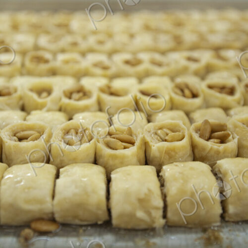 Rows of Baklava