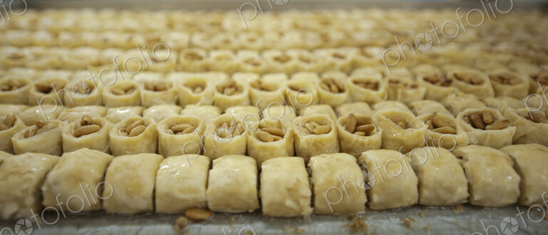 Rows of Baklava