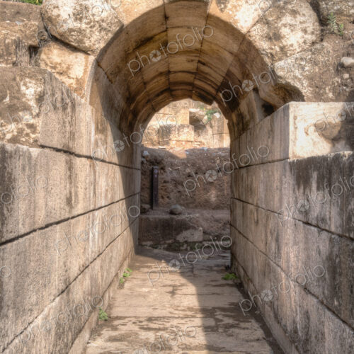 Ruins Of Arched Stone Walkway Ruins Of Arched Stone Walkway