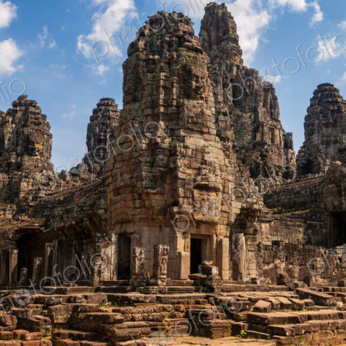 Ruins at The Angkor Wat Temple Complex, Cambodia