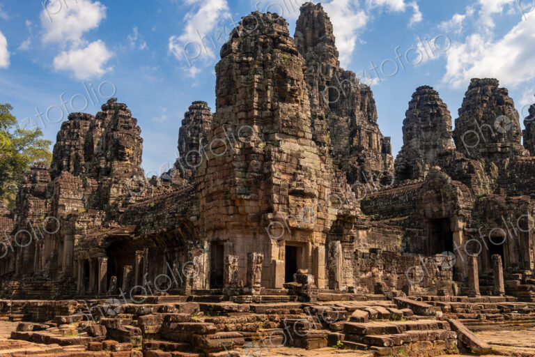 Ruins at The Angkor Wat Temple Complex, Cambodia