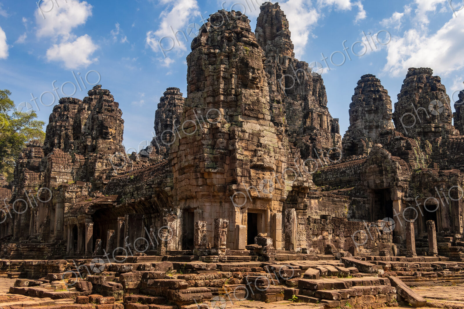 Ruins at The Angkor Wat Temple Complex, Cambodia