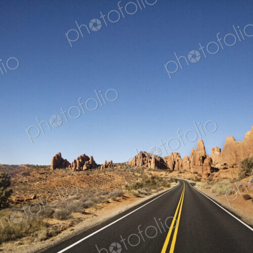 Rural desert highway. Rural desert highway.