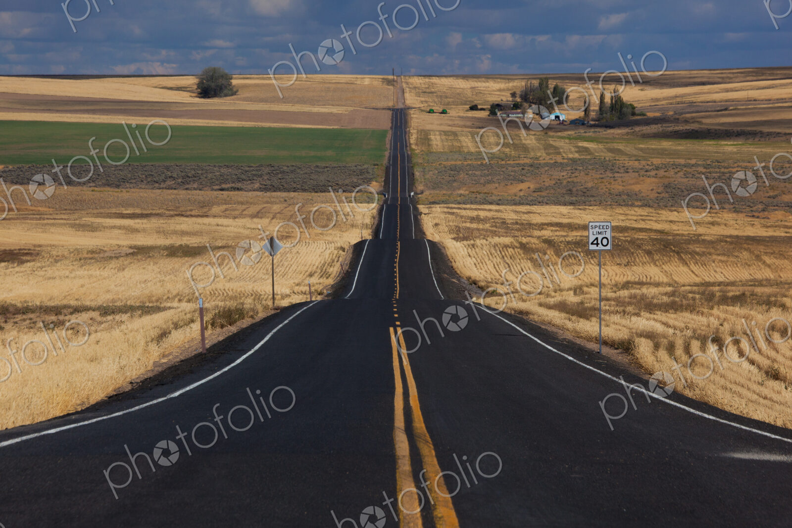 Rural road, Palouse, Washington, USA