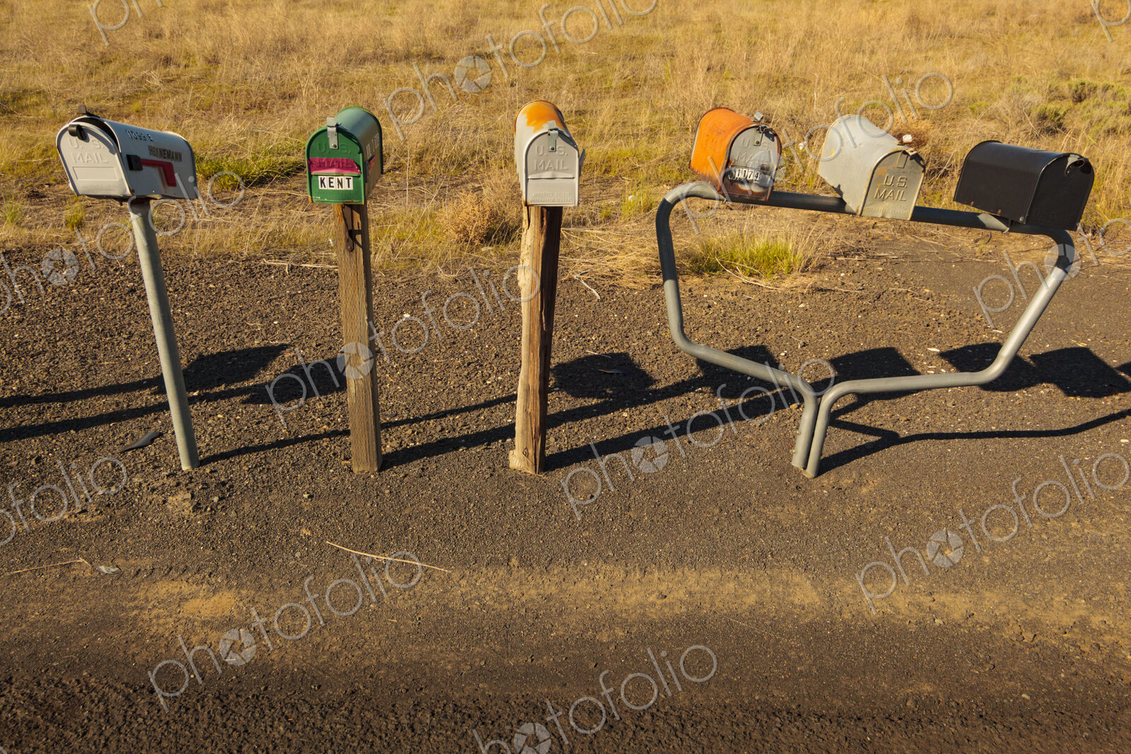 Rural route mail boxes, Ritzville, WA USA