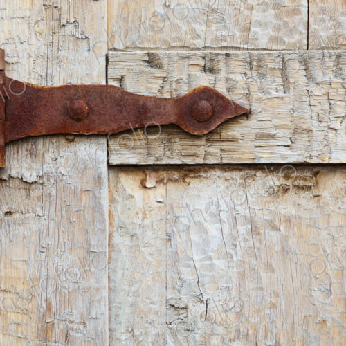 Rusted Door Hinge