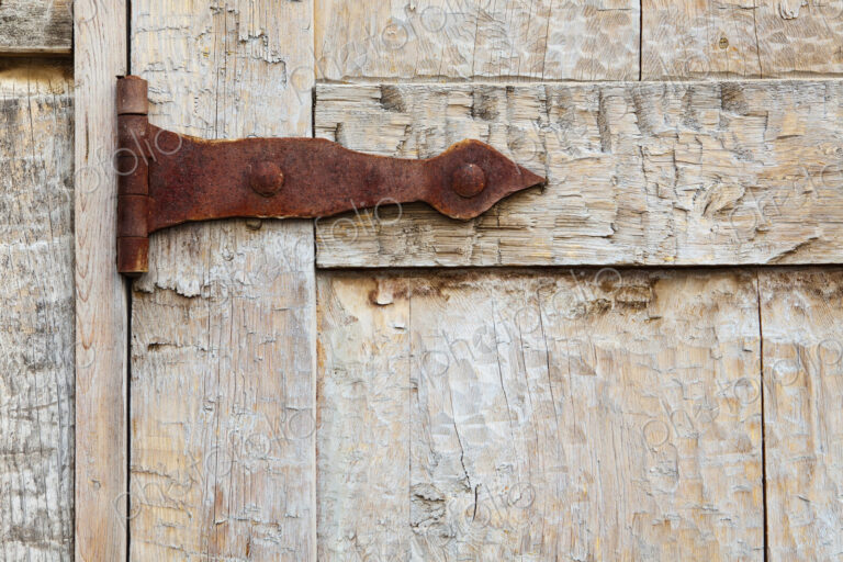 Rusted Door Hinge