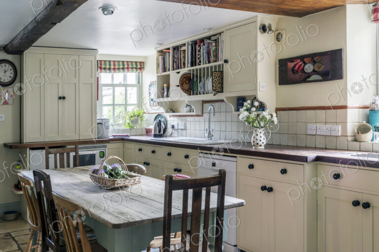Rustic domestic kitchen