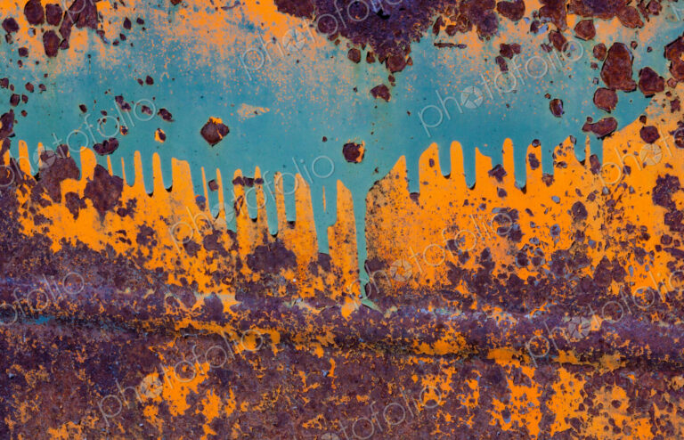 Rusty car door, Shaniko, Oregon, USA