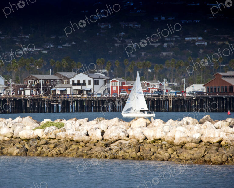Sailboat in Harbor