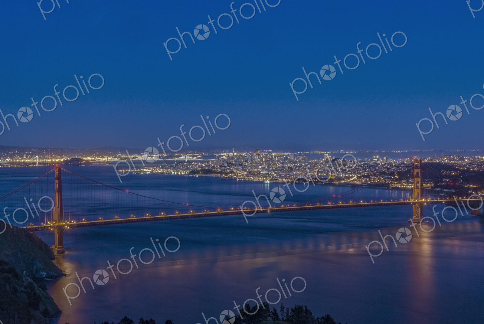 San Francisco Bay at Night