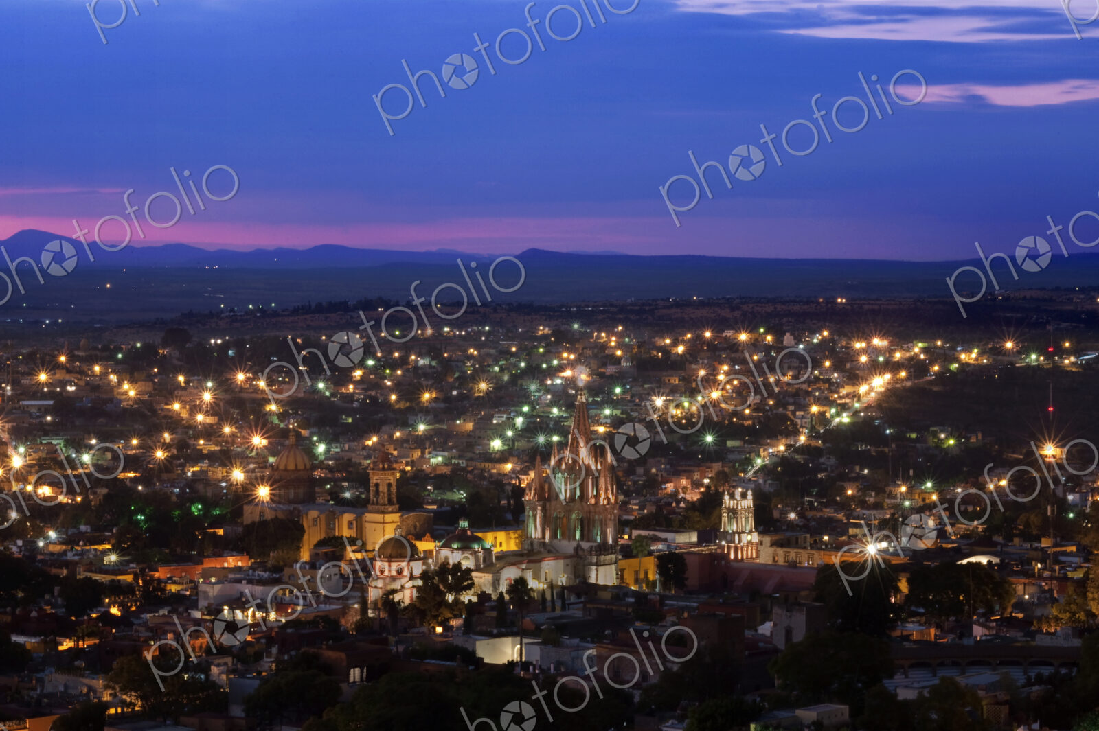 San Miguel de Allende at Twilight