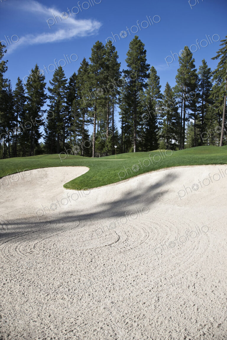 Sand Trap at a Golf Course