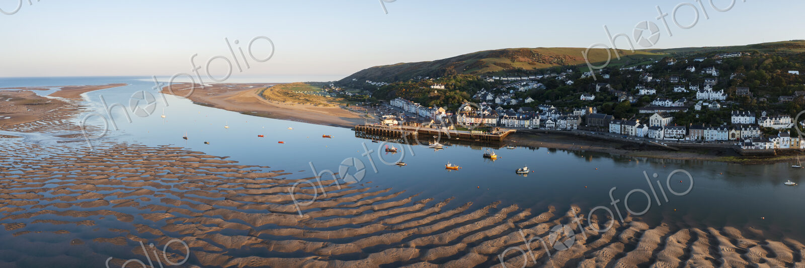 Sand and Mud Patterns in the Estuary of the Dyfi;;Ynyslas;Aberdyfi