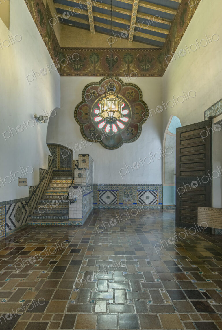 Santa Barbara, the County Courthouse built in the 1920s in the Spanish Colonial…