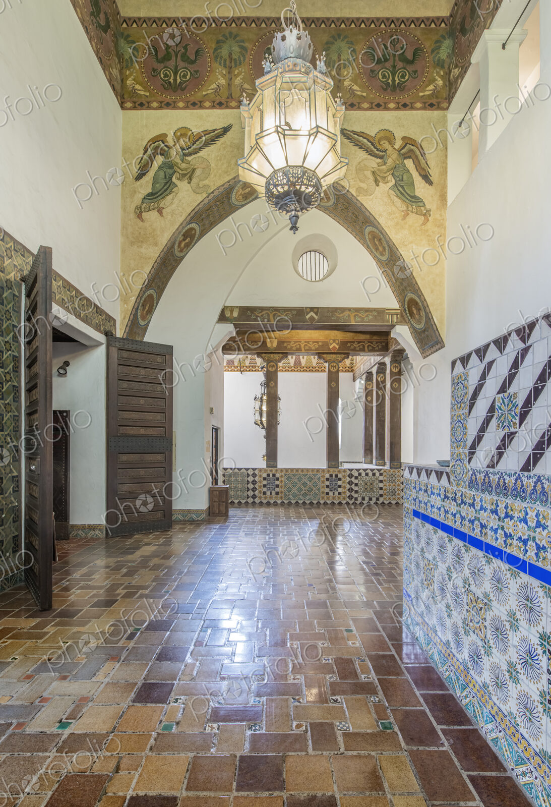 Santa Barbara, the County Courthouse built in the 1920s in the Spanish Colonial…