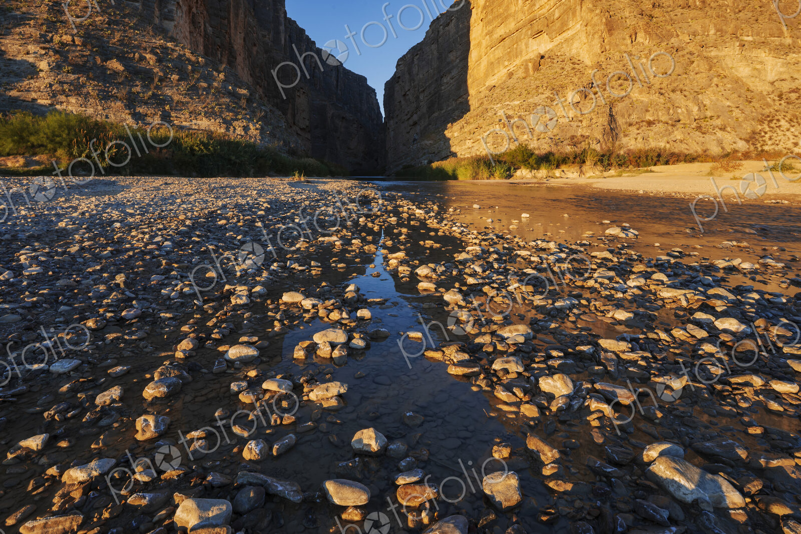 Santa Elena Canyon at Sunrise, Big Bend National Park,