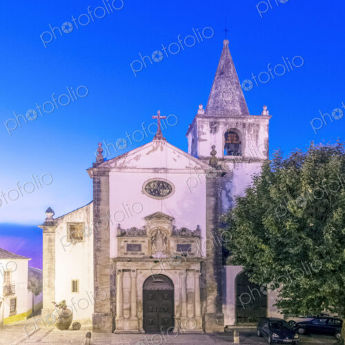 Santa Maria church at dusk. Santa Maria church at dusk.