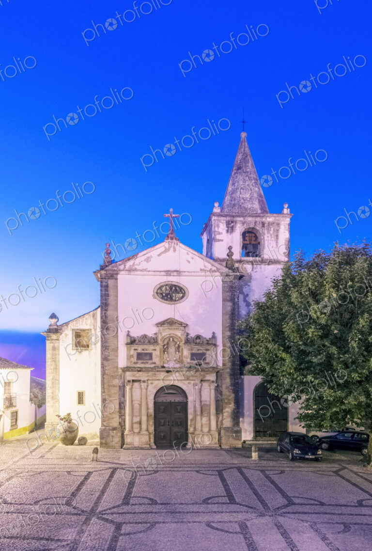 Santa Maria church at dusk.
