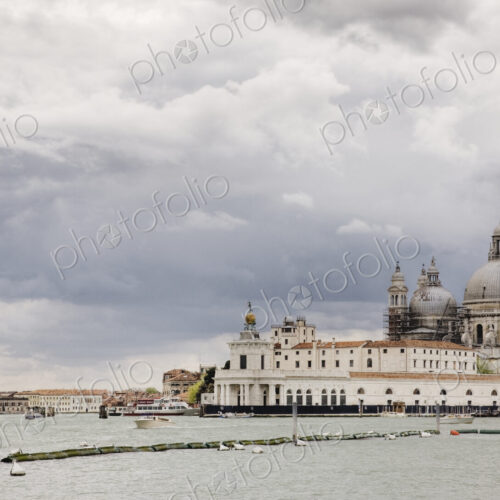 Santa Maria della Salute, renaissance church in Venice, on the Guidecca canal, flood… Santa Maria della Salute, renaissance church in Venice, on the Guidecca canal, flood…