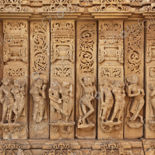 Sas Bahu Hindu Temple, Sahasra Bahu temples of the early 10th century AD, relief…