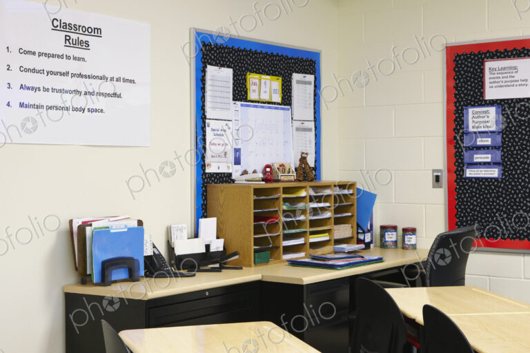 School Teacher's Desk