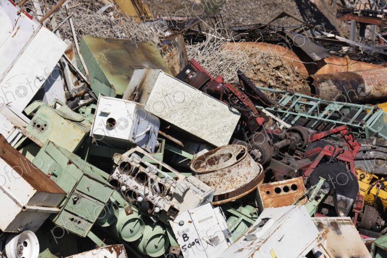 Scrap Metal in Scrap Yard