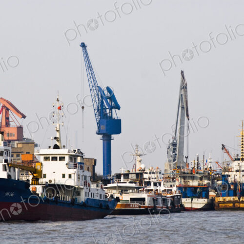 Seaport at Shanghai. Seaport at Shanghai.