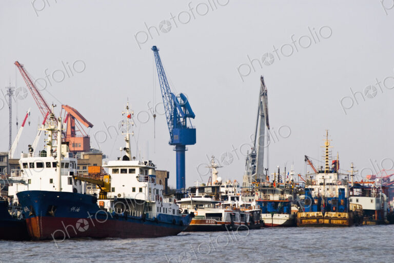 Seaport at Shanghai.