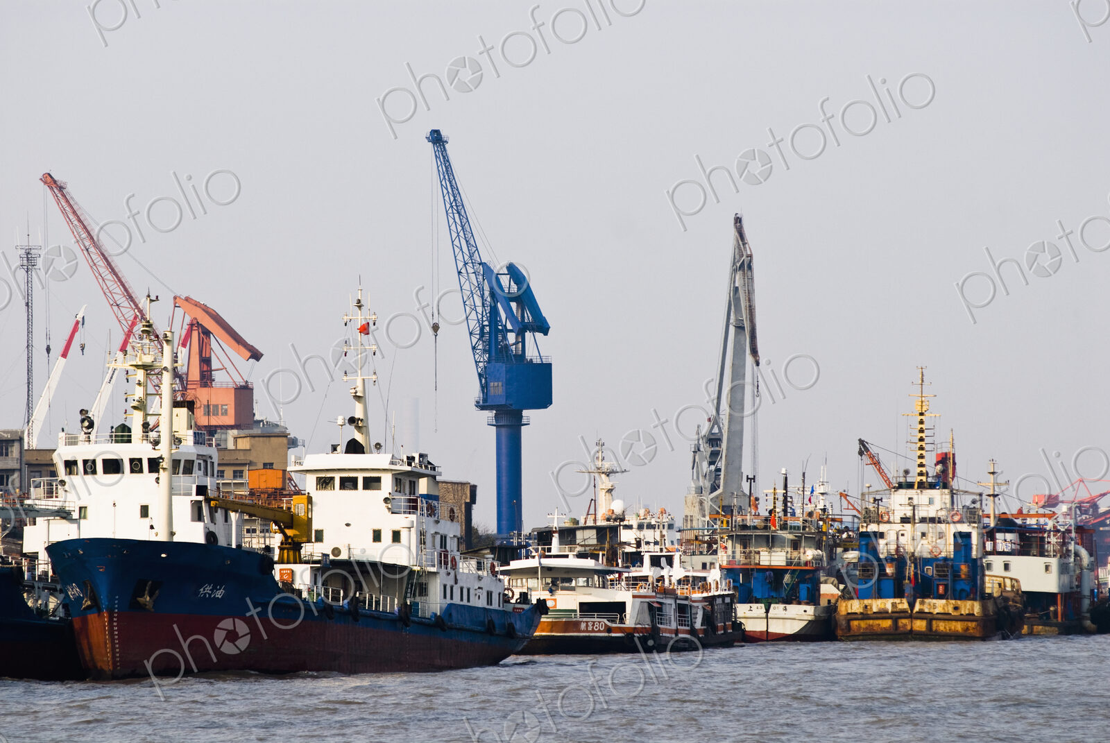 Seaport at Shanghai.
