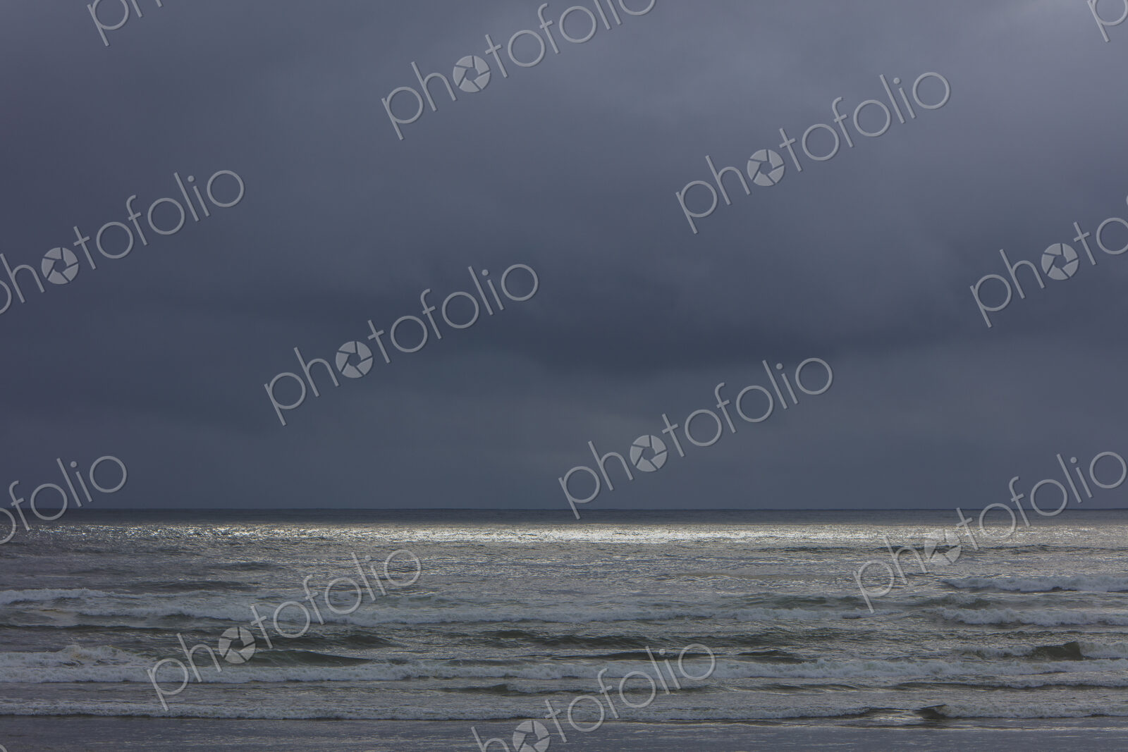 Seascape at dusk